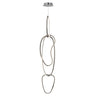 ET2 Unity Vertical LED Pendant Black Chrome