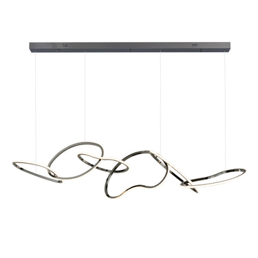 ET2 Unity 6-Light LED Pendant Black Chrome