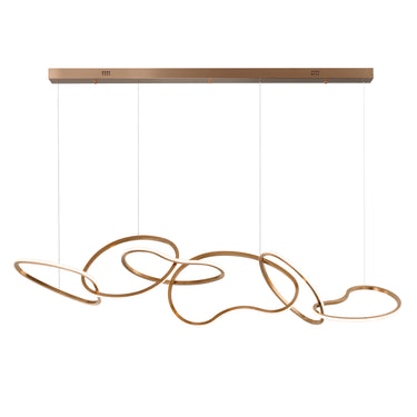 ET2 Unity 6-Light LED Pendant Brushed Champagne