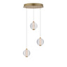 ET2 Rhythm 3-Light LED Pendant Gold