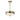 ET2 Voto 2-Light LED Pendant Natural Aged Brass