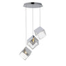 ET2 Ice Cube 3-Light LED Pendant Polished Chrome