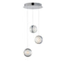 ET2 Pulse 3-Light LED Pendant Polished Chrome