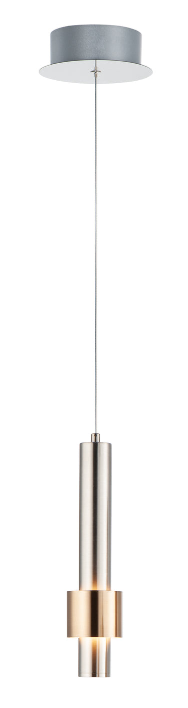 ET2 Reveal LED Pendant Satin Nickel/Satin Brass