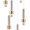 ET2 Reveal 7-Light LED Pendant Satin Nickel/Satin Brass