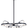 ET2 Gyro II 3-Light LED Pendant Black/Polished Chrome