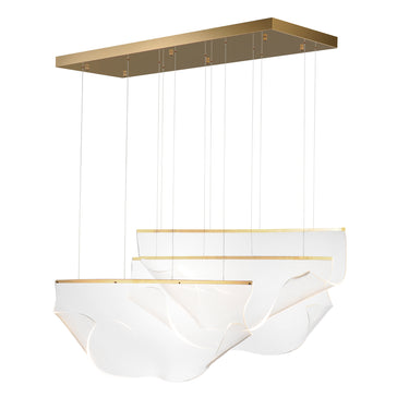 ET2 Rinkle 3-Light Linear LED Pendant French Gold
