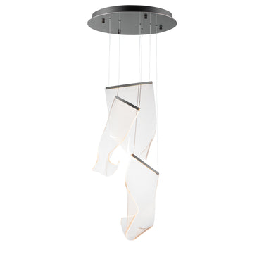 ET2 Rinkle 3-Light LED Multi Pendant Brushed Gunmetal