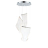 ET2 Rinkle 3-Light LED Multi Pendant Polished Chrome