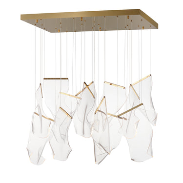 ET2 Rinkle 13-Light Rectalinear LED Pendant French Gold
