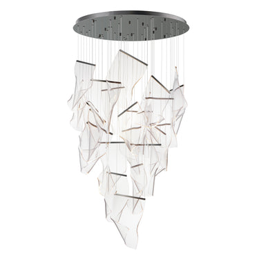 ET2 Rinkle 24-Light LED Pendant Brushed Gunmetal