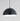 ET2 Hemisphere 9" LED Pendant Gloss Black/Aluminum