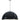 ET2 Hemisphere 31" LED Pendant Gloss Black/Aluminum