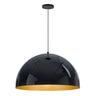 ET2 Hemisphere 31" LED Pendant Gloss Black/Gold