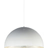 ET2 Hemisphere 31" LED Pendant Gloss White/Aluminum