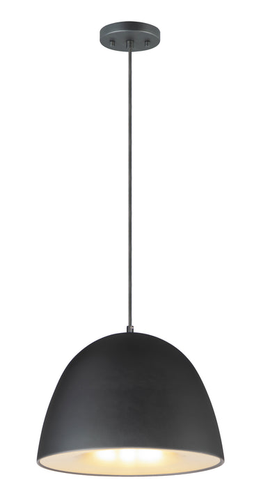 ET2 Fungo 16" LED Pendant Black/Satin Brass