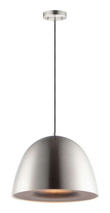 ET2 Fungo 16" LED Pendant Satin Nickel/Black