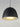 ET2 Fungo 16" LED Pendant Black/Satin Brass