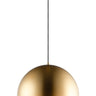 ET2 Palla 20" LED Pendant Satin Brass/Coffee