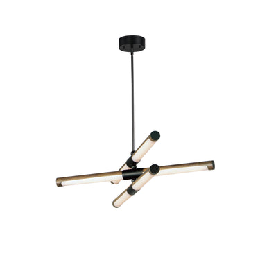 ET2 Rollo 6-Light LED Pendant Antique Pecan/Black