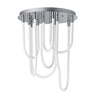 ET2 Soleil 7-Light LED RD Flush Mount Polished Chrome