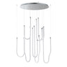 ET2 Soleil 8-Light LED Pendant Polished Chrome