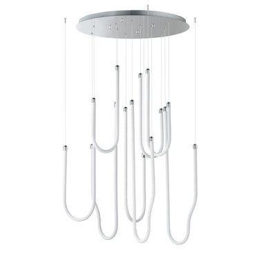 ET2 Soleil 8-Light LED Pendant Polished Chrome