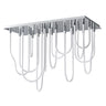 ET2 Soleil 14-Light LED SQ Flush Mount Polished Chrome