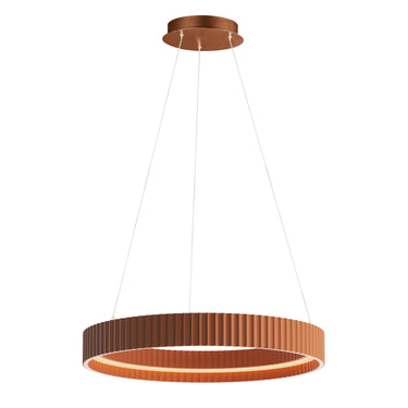ET2 Souffle 25" LED Ring Pendant Terra Cotta