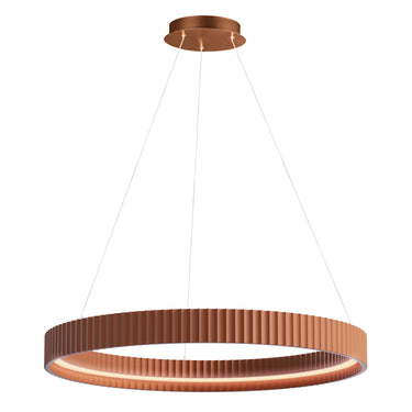 ET2 Souffle 33" LED Ring Pendant Terra Cotta