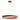 ET2 Souffle ring pendant, 33 in Terra Cotta, front view
