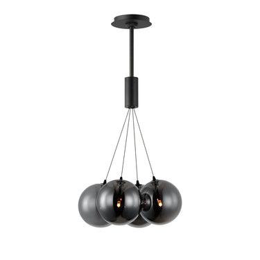 ET2 Burst 4-Light LED Pendant Smoke Black
