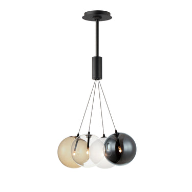 ET2 Burst 4-Light LED Pendant Mixed Black