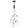 ET2 Burst 9-Light LED Pendant Clear Black