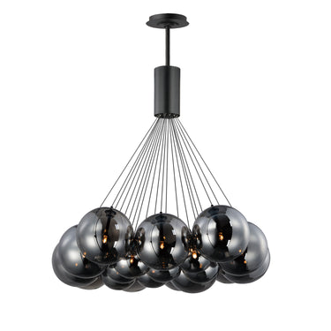 ET2 Burst 20-Light LED Pendant Smoke Black