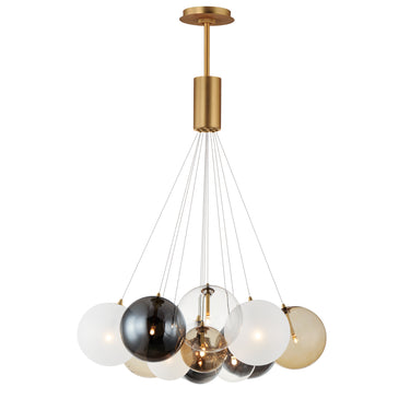 ET2 Burst 12-Light LED Pendant Mixed Gold