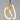 ET2 Mobius 12" LED Mini Pendant Black/Gold