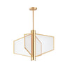 ET2 Telstar 26" Wide LED Pendant Natural Aged Brass
