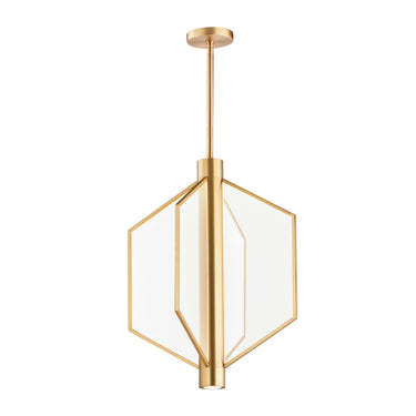 ET2 Telstar Medium LED Pendant Natural Aged Brass