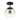 ET2 Nucleus LED Flush Mount Black/Natural Aged Brass