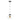 ET2 Nucleus 11" LED Pendant Black/Natural Aged Brass