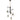 ET2 Nucleus 5-Light LED Pendant Black/Natural Aged Brass