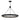 ET2 Geist 48" LED Pendant Black