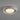 ET2 Matera 13 in Chalk White concrete flush mount, angled view of the speckled concrete ring and frosted white glass dome