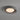 ET2 Matera 13 in Gray concrete flush mount, angled view of the speckled concrete ring and frosted white glass dome