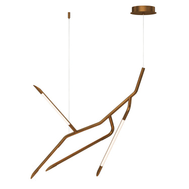 ET2 Scion 27" LED Pendant Weathered Brass