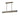 ET2 Lintel 47 in Titanium Travertine / Bronze, front view of the gray stone bar with bronze canopy on white
