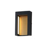 ET2 Alcove Small LED Outdoor Wall Sconce Black/Gold