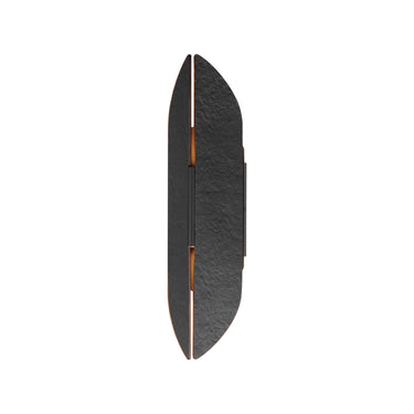 ET2 Tectonic 18" Outdoor LED Sconce Black/Antique Brass