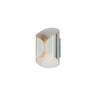 ET2 Folio 10" LED Outdoor Wall Sconce Satin Aluminum/White